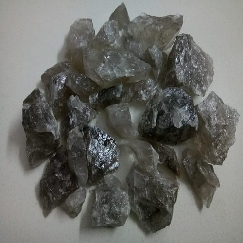 Quartz Crystal Smoky Dark Grey Lumps And Aggregate Solid Surface