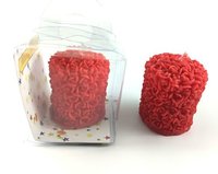 Pillar Rose designer candle