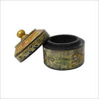 Round Bone Inlay Storage Box
