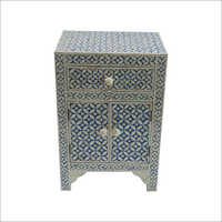 Iron Bone Inlay Drawer Chest