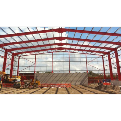 Rafter And Column Stays On A Shed