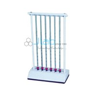 Esr Tube Stand - Stainless Steel, 6/12 Tube Capacity | Durable Materials, Single-hand Use, Spring-loaded Tabs, Stable Base