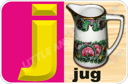 Yellow English Alphabet Flash Cards