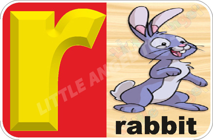 Yellow And Puple English Alphabet Flash Cards