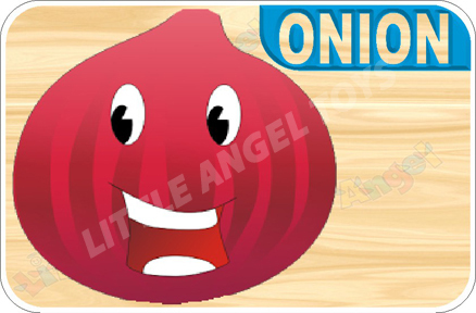 Pink Vegetable Flashcards