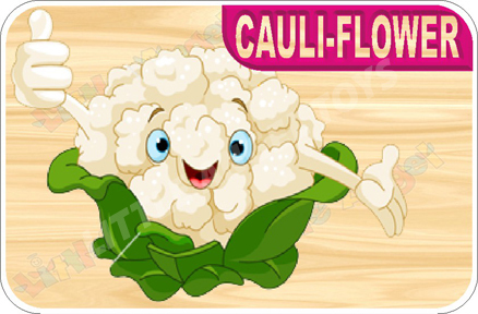 White And Green Vegetable Flashcards