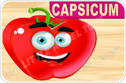 Red Vegetable Flashcards