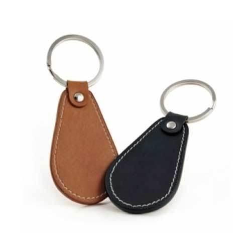 Leather Plain Keyring