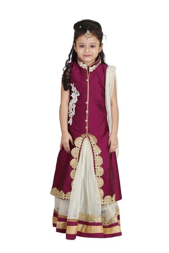Crazeis Beautiful Lehenga Choli Set Age Group: 3-4 Yrs