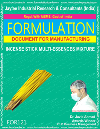 Agarbatti industry formulation