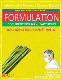 Agarbatti industry formulation