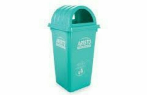 Green Plastic Dustbin