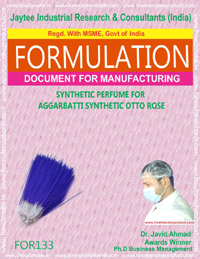 Agarbatti industry formulation