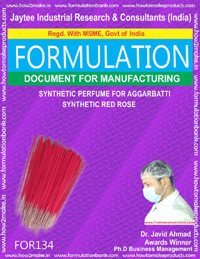 Agarbatti industry formulation