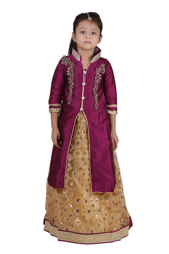 Crazeis Beautiful Lehenga Choli Set Age Group: 3-4 Yrs