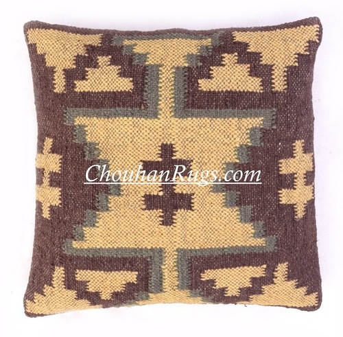 Maroon Rajasthani Cushion Covers