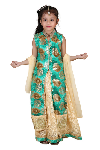 Crazeis Beautiful Lehenga Choli Set Age Group: 3-4 Yrs