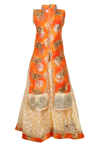 Crazeis Beautiful Lehenga Choli Set Age Group: 3-4 Yrs