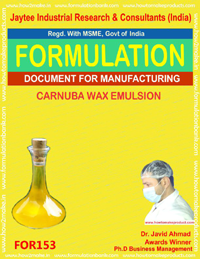 E Books Making Carnuba Wax Emulsion