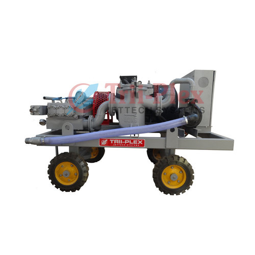 Water Jetting Machine For Tube Cleaning - Flow Rate: 90 Lpm