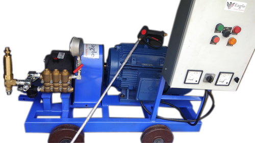 High Pressure Triplex Water Jet Pump - Color: Blue