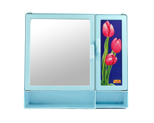 Bathroom Cabinet S-Shelf Blue