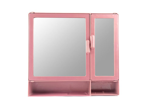 Bathroom Cabinet D-Shelf Magenta