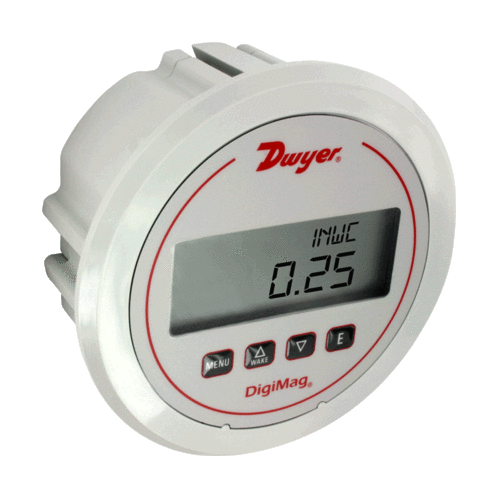 Dwyer USA DM-1111 Digi Mag Digital Pressure Gage With Range of 0 to 50 in w.c.