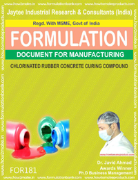 Cholorinated Rubber Concrete Curing Compound - Formula Document No. 181 | Downloadable E-Book for Instant Access