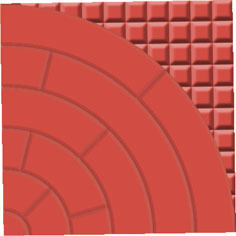 Chequered Tiles Mould