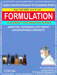 E Books Admixture For Making Light Weight Air Entertained