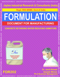 Construction Admixture Formulas