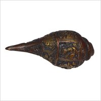 Antique Finish Brass Shankh