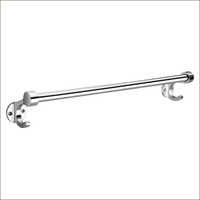 Hook Towel Rod - Chrome, 24 Inches Length, 1 Inch Diameter | Convenient Hook, Durable, Rust Resistant, Stylish, Easy Install