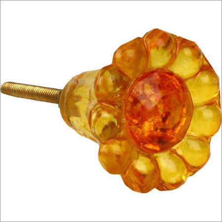 Flower Glass Knobs