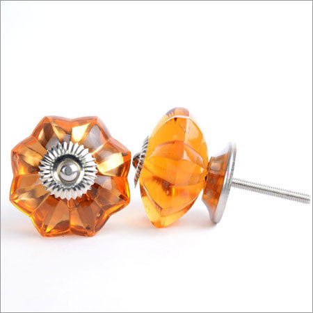 Colourful Glass Door Knob