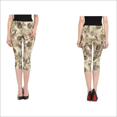 Polyester Lycra Capri