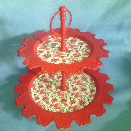 colourfull iron candle stand