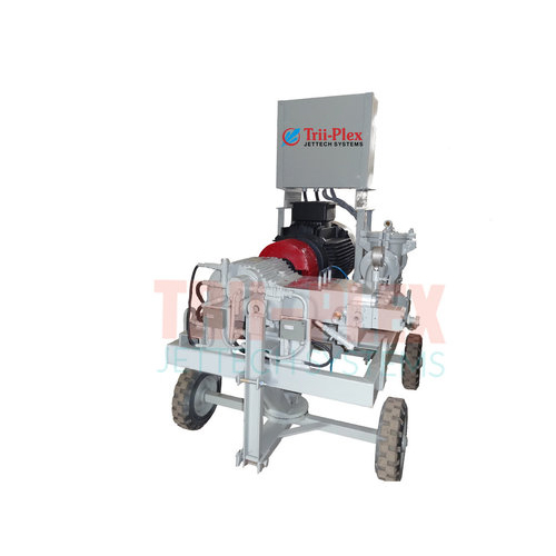 Triplex Plunger High Pressure Hydro Test Pump - Power: Electric