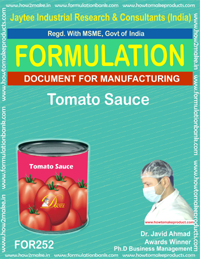 E Books Formulation Recipe For Making Tomato Sauce