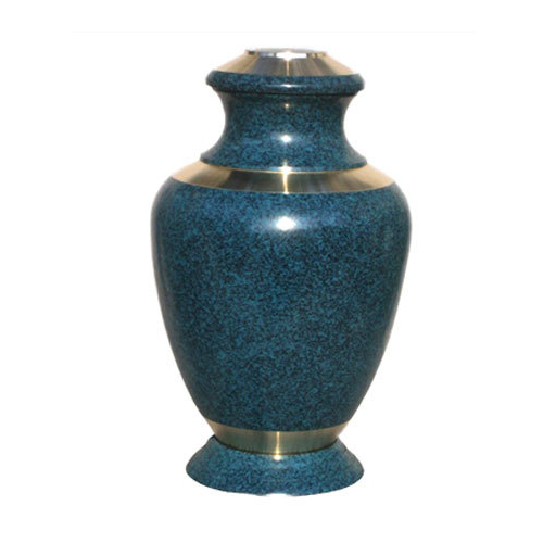 Blue Casted Brass Urns