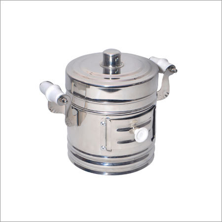 Party Chrome Samovar - Stainless Steel, Electric Round Design | Durable, Rust Resistant, Low Power Consumption
