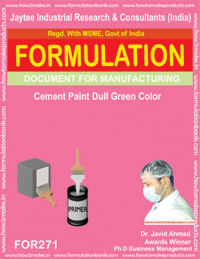 E Books Cement Paint Dull Green Colour Making