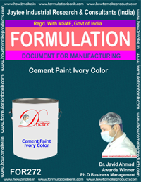 E Books Cement Paint Ivory Colour Making