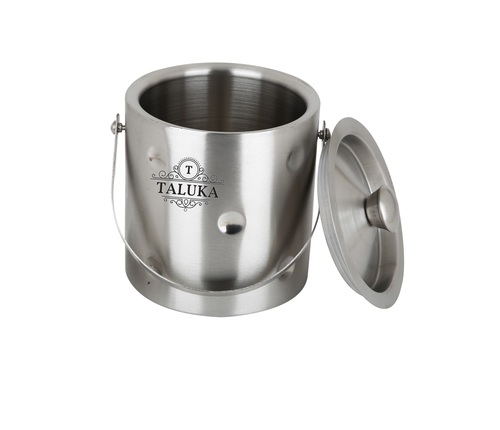 Stainless Steel Ice Bucket Bubble Design