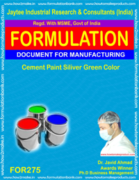 E Books Cement Paint Silver Green Colour