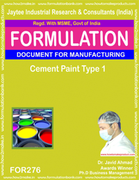Paint Manufacturing Formulations