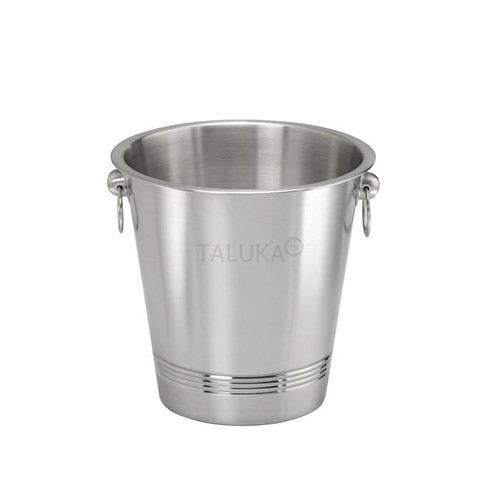 Stainless Steel Champagne Bucket Bottom Ribbed