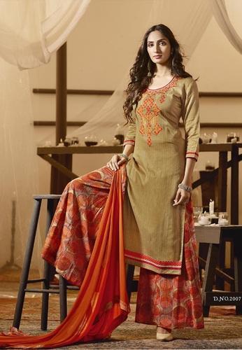 Cotton Plazzo Salwar Suit