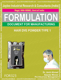 Formula of Hair dye powder type 1